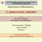 National Online CME:  Laboratory Errors